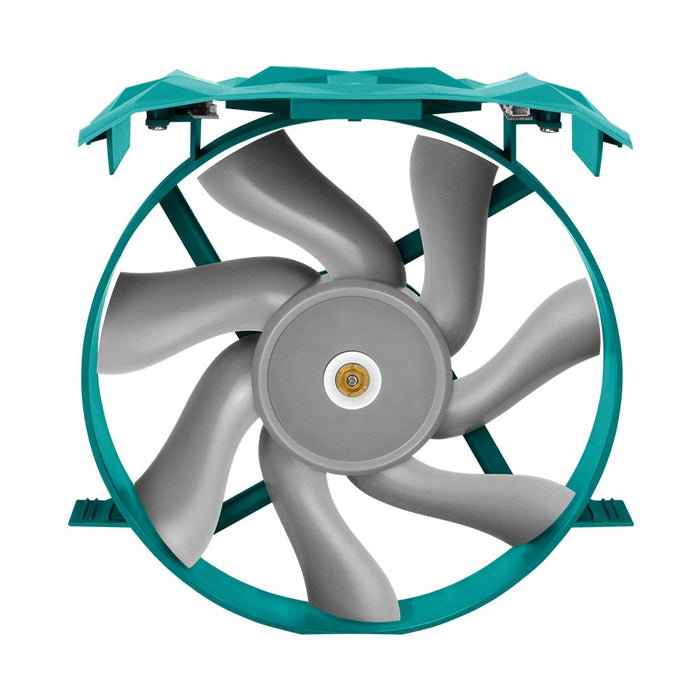 EAN 1230000071260 - Iceberg Thermal IceSLEET X9 Dual TR Procesador Enfriador 12 cm Verde azulado 1 pieza(s) imagen 8