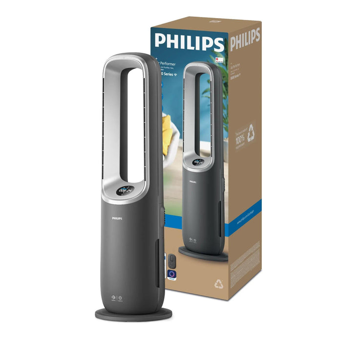 EAN 8720389019418 - Philips AMF870/15 purificador de aire 70 m² 46 dB 2200 W Plata, Gris imagen 12