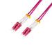 EAN 4052792072273 - LogiLink FC4LC02 Cable de fibra óptica e InfiniBand 2 m 2x LC Rosa imagen 2