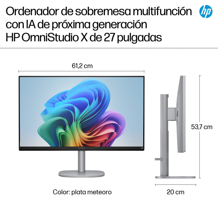 EAN 199896764919 - HP OmniStudio X All-in-One Desktop Next Gen AI 27-cs1005ns PC Copilot+ PC Intel Core Ultra 5 226V 68,6 cm  imagen 6