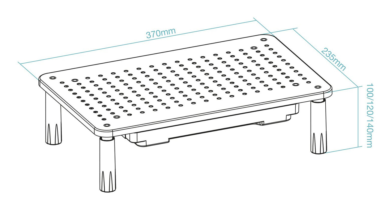 EAN 8433281015661 - TooQ TQMR087 soporte para monitor Escritorio imagen 7