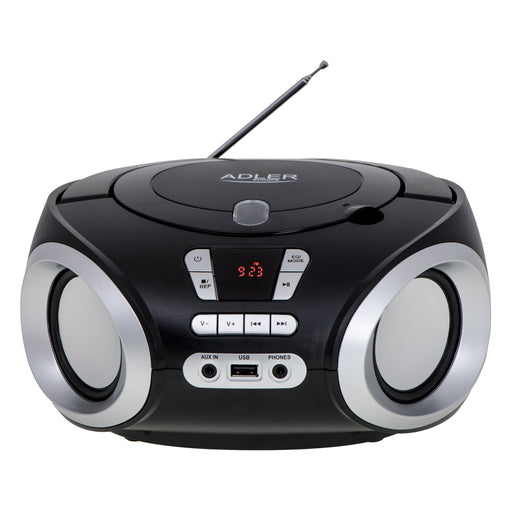 EAN 5902934838580 - Adler AD 1181 reproductor de CD Negro, Plata Reproductor de CD portátil imagen 2