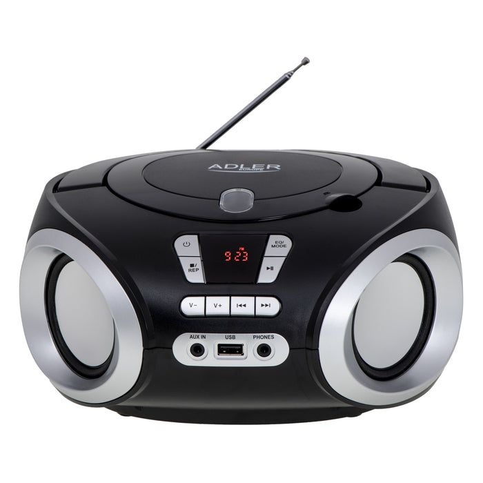 EAN 5902934838580 - Adler AD 1181 reproductor de CD Negro, Plata Reproductor de CD portátil imagen 2