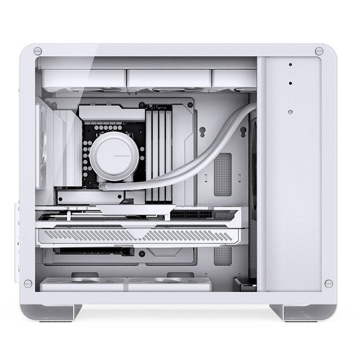 Jonsbo U4 Mini Micro-Atx-Gehäuse, Temperojo Glass - Blanco