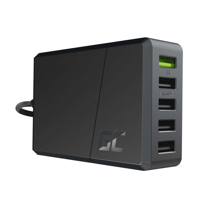 Cargador De Red Stool Greencell Qc 5xusb 52w