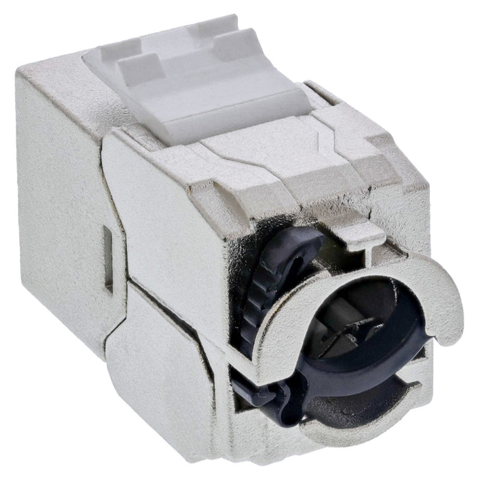 Inline® Keystone Rj45 Jack Slim, Snap-In, Cat.6a, Integrated Cable Tie