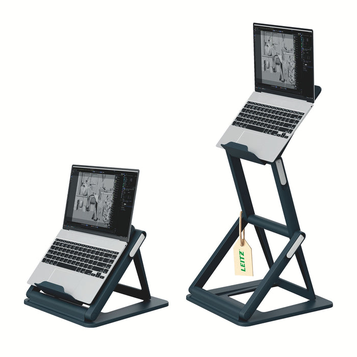 Leitz Sit-Stand Laptop Stand 2-In-1 For Desks