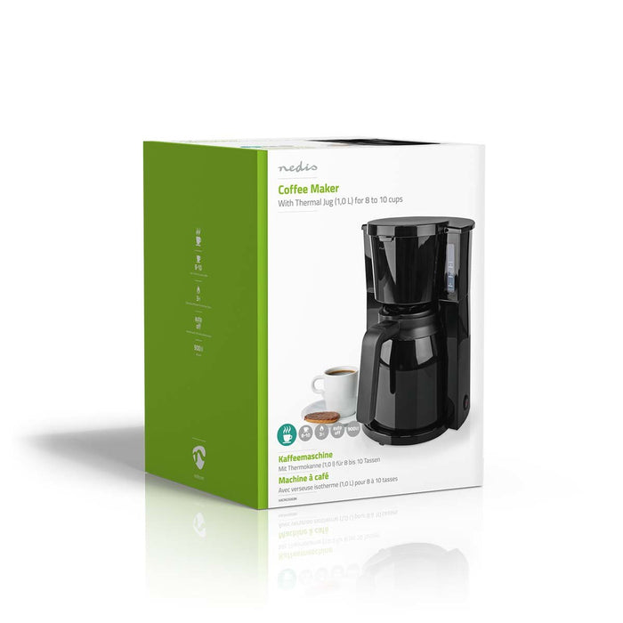 EAN 5412810334407 - Nedis KACM250EBK cafetera eléctrica Manual Cafetera de filtro imagen 13