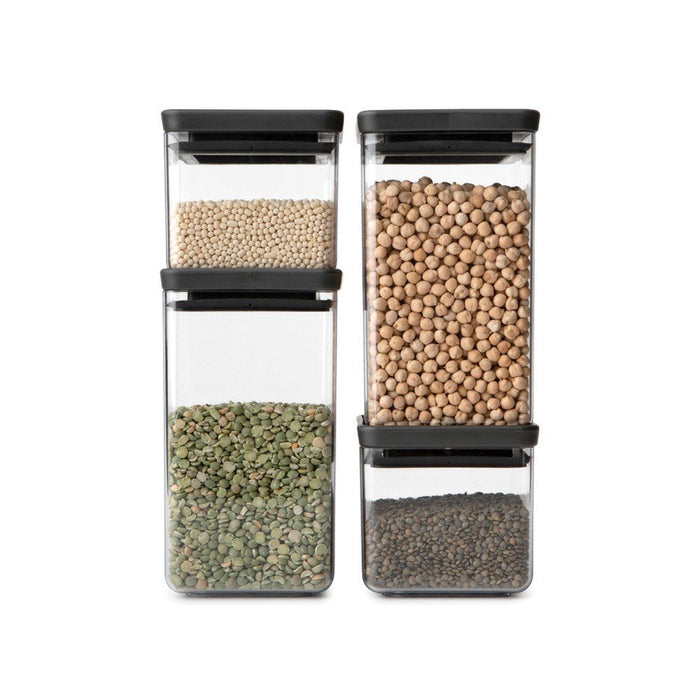EAN 8710755122422 - Brabantia Tasty+ Plaza Plástico Negro, Transparente imagen 3