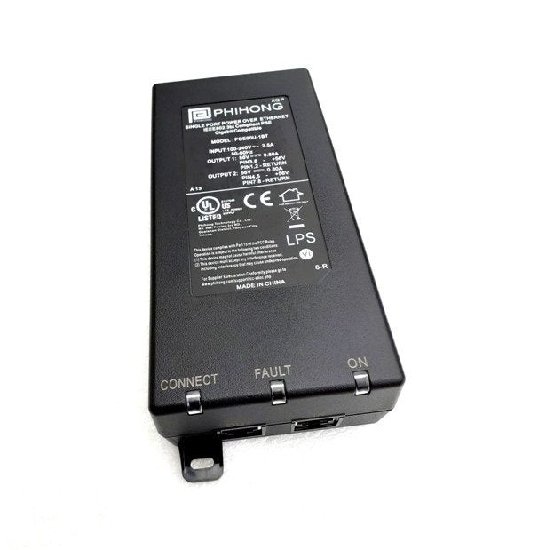 90w Single Port Power Over  Ethernet Midspan Ieee802.3bt