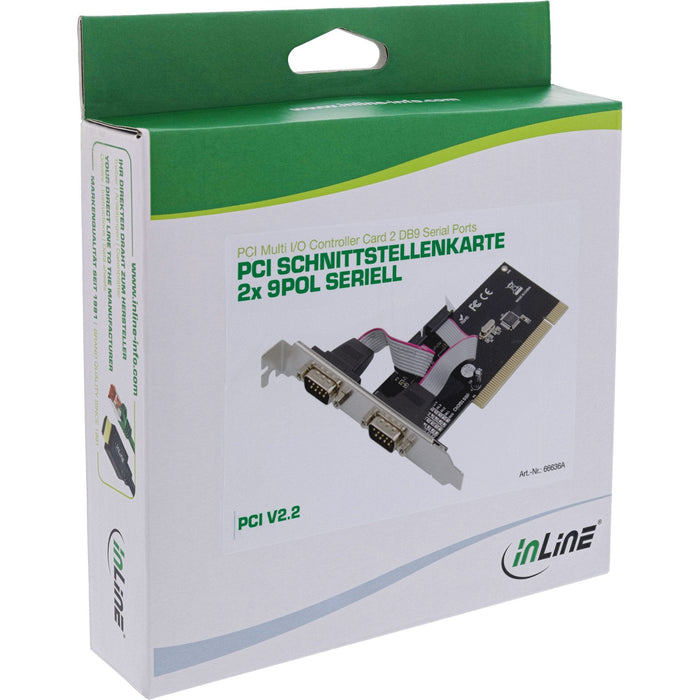 Inline® Pci Multi I/O Controller Card 2 Db9 Serial Ports
