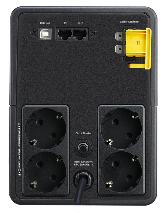 EAN 0731304410867 - APC BX1200MI-GR sistema de alimentación ininterrumpida (UPS) Línea interactiva 1,2 kVA 650 W 4 salidas AC imagen 2