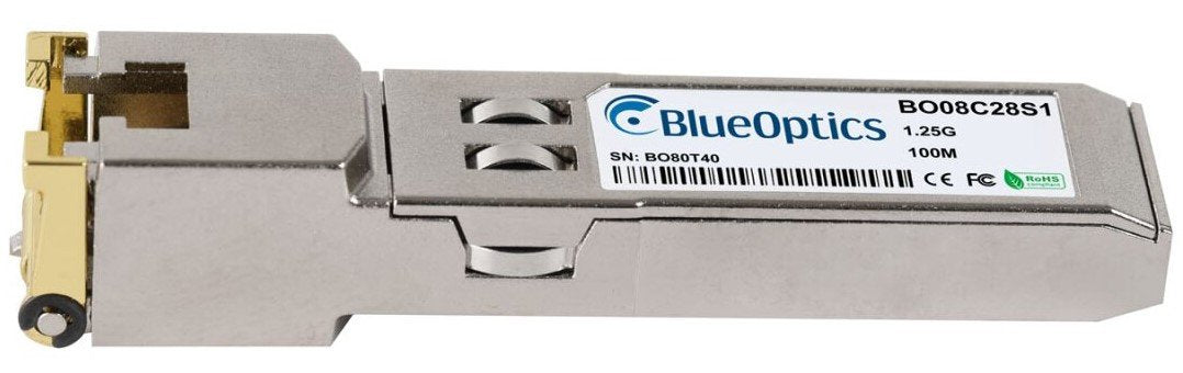 Blueoptics Meraki Ma-Sfp-1gb-Tx Blueoptics Bo08c28s1 Sfp Transceiver, Cobre Rj45, 1000base-T, 100 M