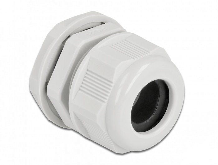 Delock Cableverschraubung Pg21 Für Rundcable Grau 2 Stück
