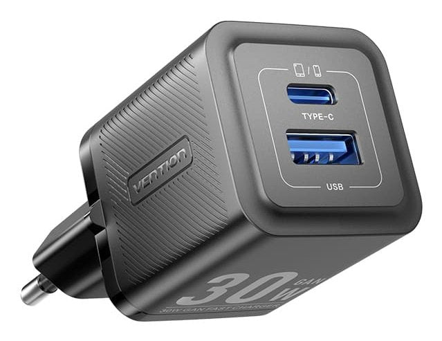 EAN 6922794782204 - Vention FEQB0-EU cargador de dispositivo móvil Auriculares, Smartphone, Reloj inteligente, Tableta Negro  imagen 1