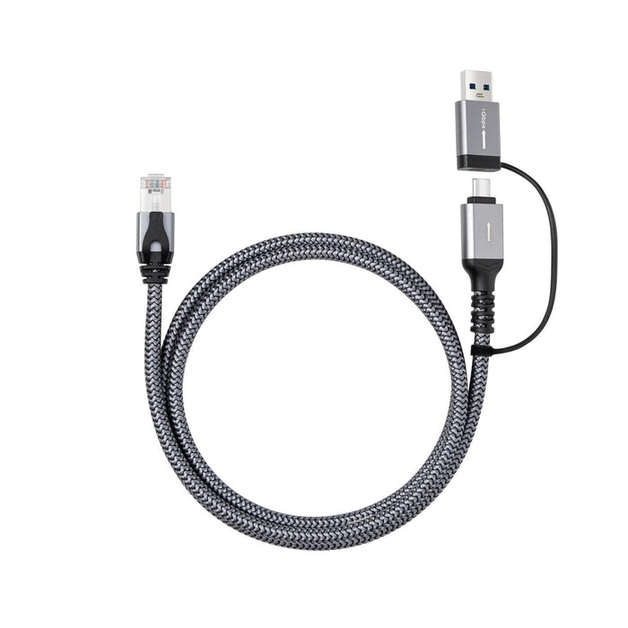 EAN 5715063466858 - Microconnect MC-RJ45USBC-02 cambiador de género para cable USB-A / USB-C RJ45 Negro imagen 3