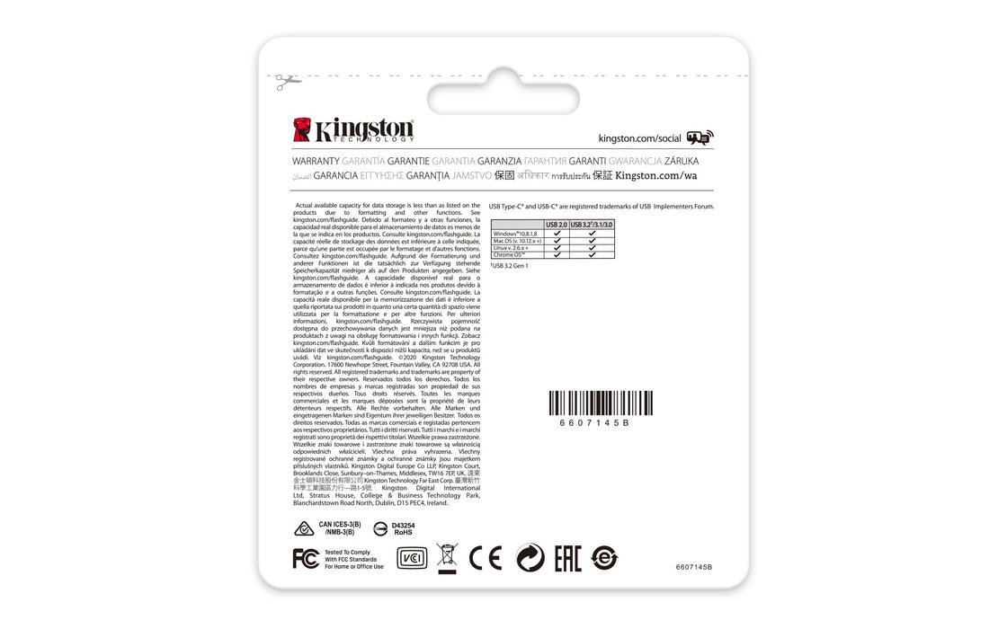 EAN 0740617305302 - Kingston Technology DataTraveler 70 unidad flash USB USB Tipo C 3.2 Gen 1 (3.1 Gen 1) Negro imagen 6