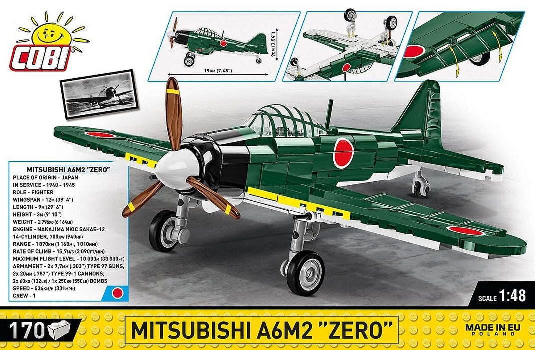 EAN 5902251058616 - COBI Mitsubishi A6M2 "Zero" imagen 3
