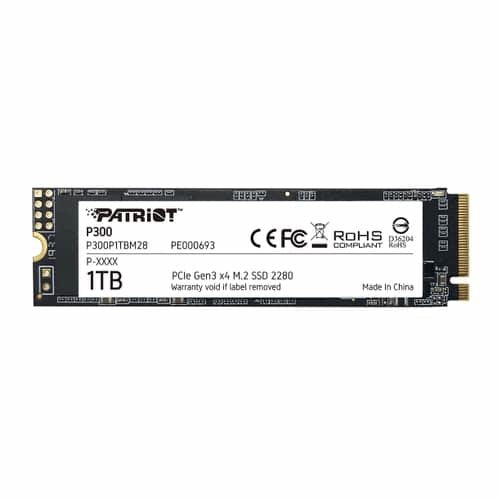 EAN 0814914026533 - Patriot Memory P300 1 TB M.2 PCI Express 3.0 NVMe 3D NAND imagen 4