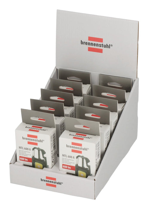 Brennenmuhl Akku Mini Led Taschenl. 10er Display