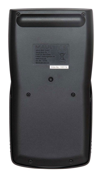 Maul Msc 240 Eco Calculadora De Escritorio Solar, Calculadora Científica Con Pantalla De Dos Líneas, 80% Plástico Reciclado, Negro, 16,1 X 8,5 X 2,1 Cm Para Oficina, Taller, Escuela