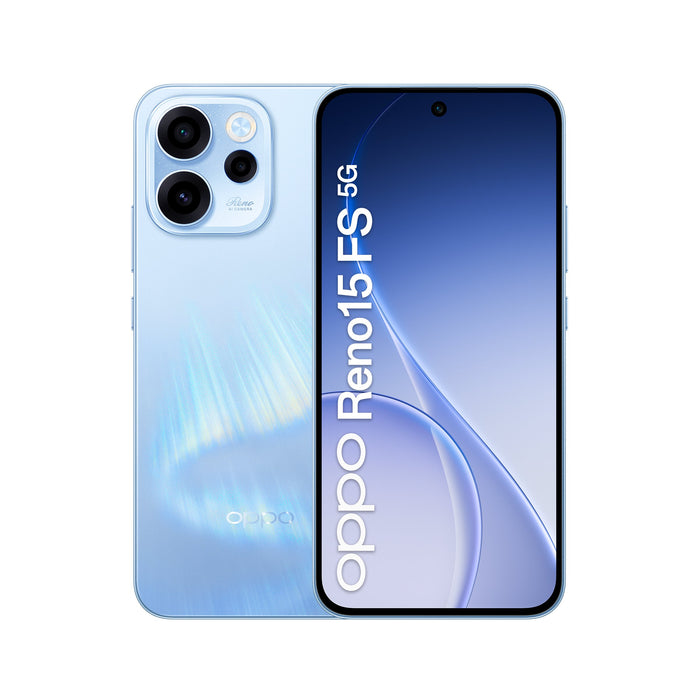 EAN 6932169394949 - OPPO Reno15 FS 5G 16,7 cm (6.57") SIM doble Android 16.0 USB Tipo C 8 GB 512 GB 6500 mAh Azul imagen 1