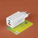 EAN 4047443516565 - Hama 00201996 cargador de dispositivo móvil Smartphone Blanco Corriente alterna Carga rápida Interior, Ex imagen 11
