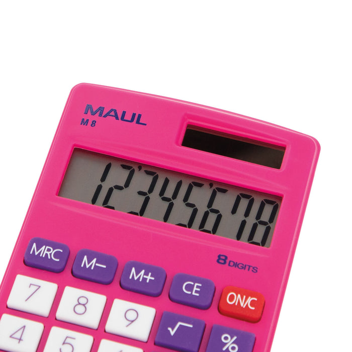 EAN 4002390085427 - MAUL M 8 calculadora Bolsillo Calculadora básica Rosa imagen 5
