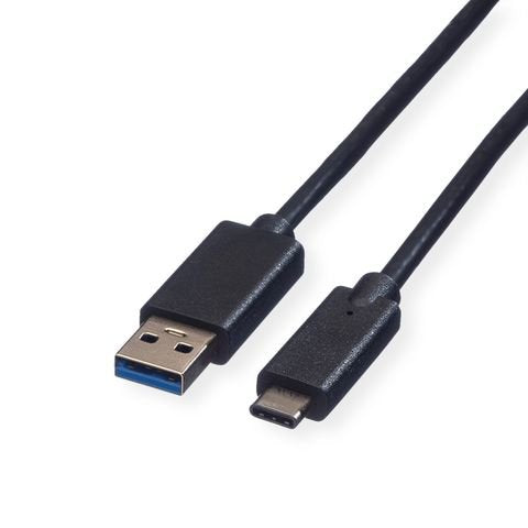 EAN 7630049619852 - ROLINE GREEN 11.44.9010-20 cable USB USB 3.2 Gen 1 (3.1 Gen 1) 0,5 m USB A USB C Negro imagen 1