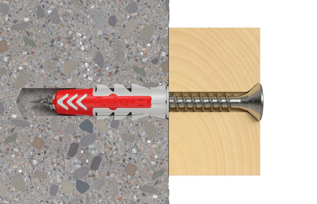 EAN 4048962240047 - Fischer DuoPower 4 pieza(s) Juego de enchufes de pared y tornillos 30 mm imagen 5