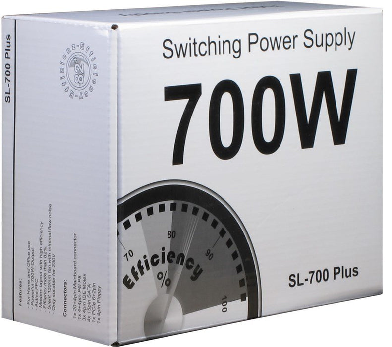 EAN 4260133129115 - Inter-Tech SL-700 Plus unidad de fuente de alimentación 700 W 20+4 pin ATX ATX Plata imagen 6