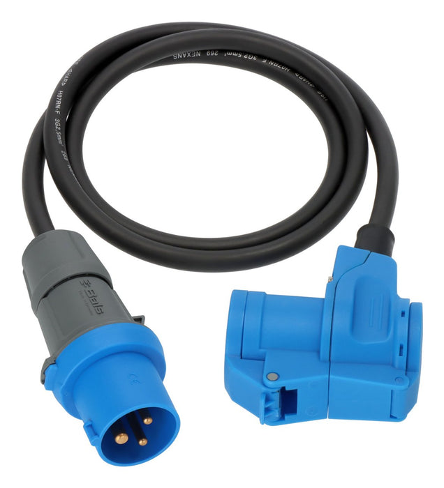 Brennenmuhl Adaptador-Leitung 1,5m H07rn-F3g2.5 Sw Mecker