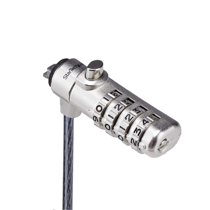 EAN 0065030900720 - StarTech.com SNBLC4D-LAPTOP-LOCK cable antirrobo Negro, Plata 2 m imagen 3