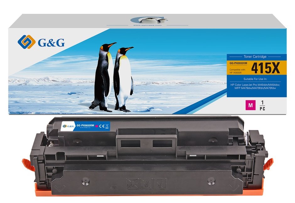 G&G Xl-Toner Compatible Con Hp 415x W2033x