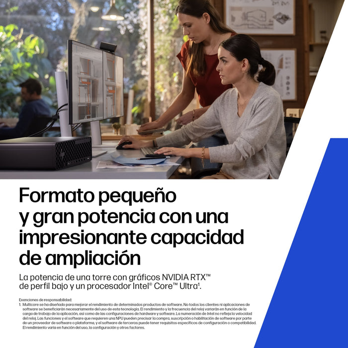 EAN 0826581352365 - HP None Intel Core Ultra 7 265 32 GB DDR5-SDRAM 1 TB SSD NVIDIA RTX A400 Windows 11 Pro SFF Puesto de tra imagen 6