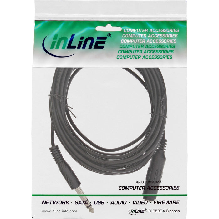 Inline Jack Extension 6.3mm Estéreo Macho A Hembra 5m