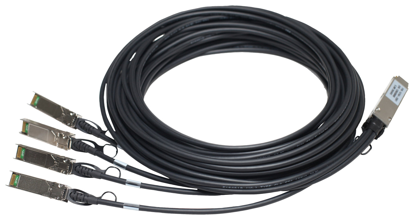 Hewlett Packard Enterprise X242 Qsfp 4x10g Sfp+ 3m Dac Cable De Red Negro