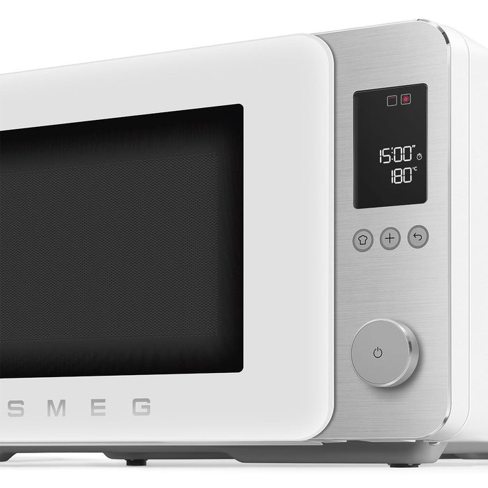 Microondas De Sobremesa Smeg Moc02whmeu Con Ventilador/Grill