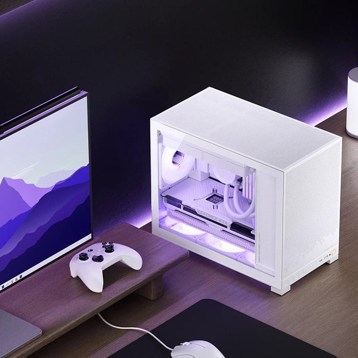 Caja Micro-Atx Jonsbo D32 Std Cristal Templado Blanco