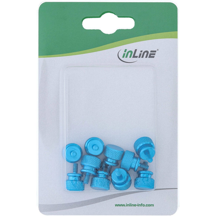 Tornillos De Mariposa Inline Para Cajas, Aluminio, Azul, 10 Uds