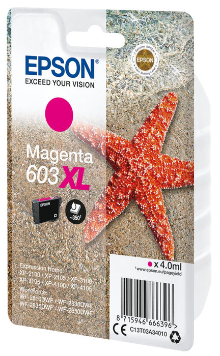 EAN 8715946666709 - Epson C13T03A34020 cartucho de tinta 1 pieza(s) Original High (L) Yield imagen 1