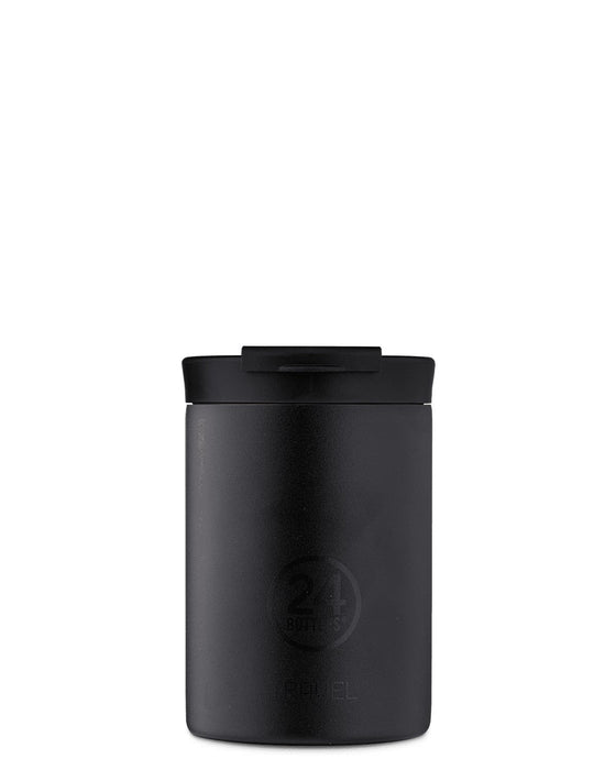 EAN 8051513926723 - 24Bottles 24B629 bidón de agua Uso diario 350 ml Acero inoxidable Negro imagen 1