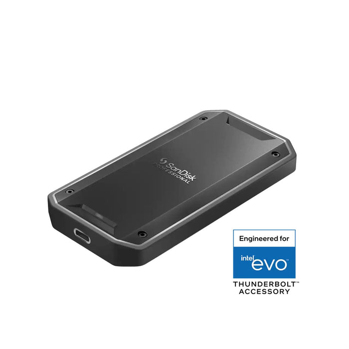 2tb Sandisk Professional Pro G40 Thunderbolt 3 40gbps Usb-C 10gbps Ultra-Rugged Ip68 Dust Water Resistance