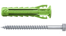 EAN 4048962481938 - Fischer 567867 tornillo de anclaje y taco 5 pieza(s) Juego de enchufes de pared y tornillos 50 mm imagen 1