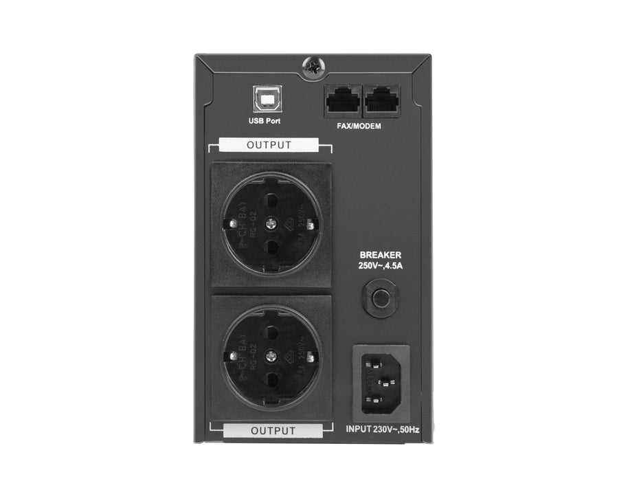 EAN 5901969421330 - Armac Office PSW 650F sistema de alimentación ininterrumpida (UPS) Línea interactiva 0,65 kVA 390 W 2 sal imagen 2