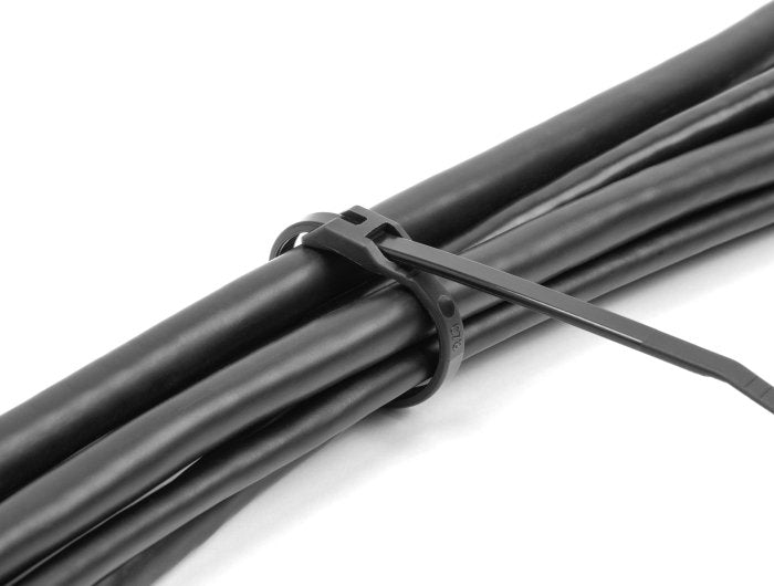 Delock 19503 Brida Para Cables Con Cabeza Plana La 370 X An 7,6 Mm 100 Piezas Negro