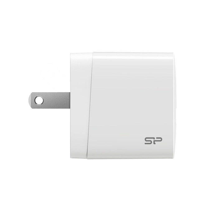 Cargador De Pared Qm16 20w Usb Usb-C Blanco