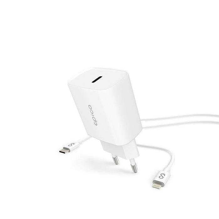 Epico Usb-C Power Ladegerät Con Mfi Lightning Cable 20w