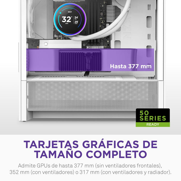 EAN 5056547207971 - NZXT H9 H3 Flow Midi Tower Blanco imagen 4