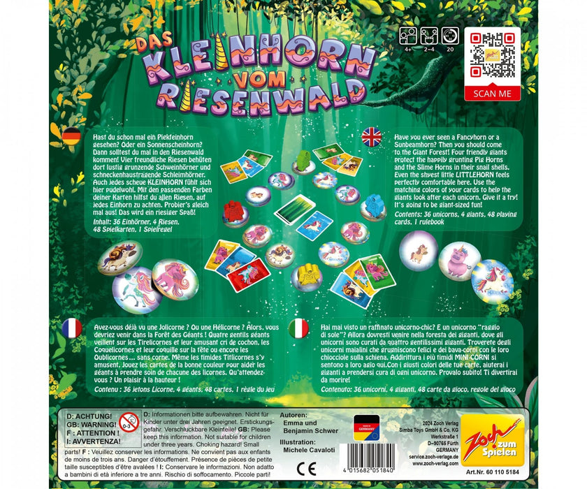 EAN 4015682051840 - Zoch 601105184 juego de tablero Das Kleinhorn vom Riesenwald 20 min Juego de mesa Emparejamiento imagen 5